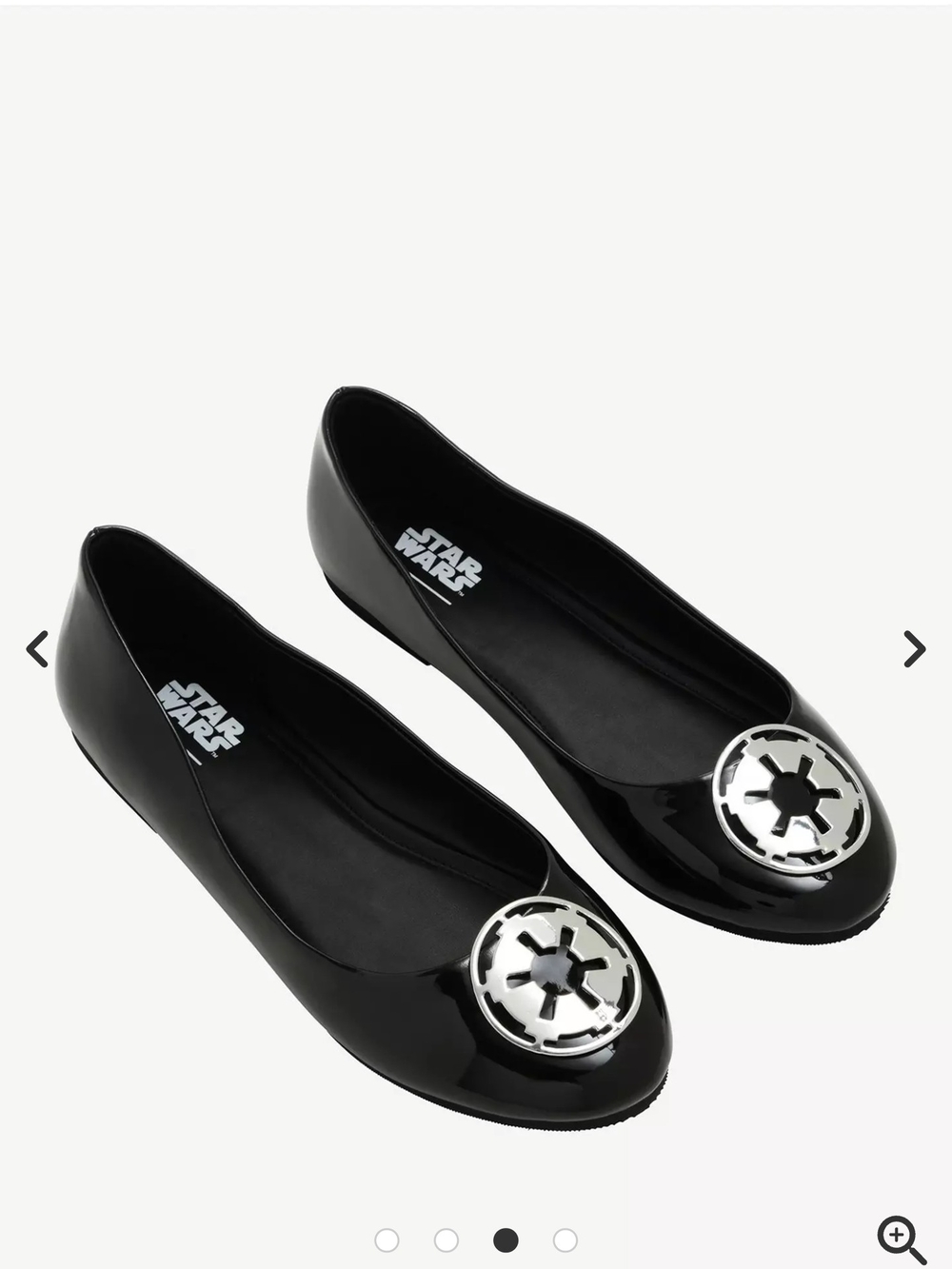 Star Wars Galactic Empire Patent Leather Flats Size 8